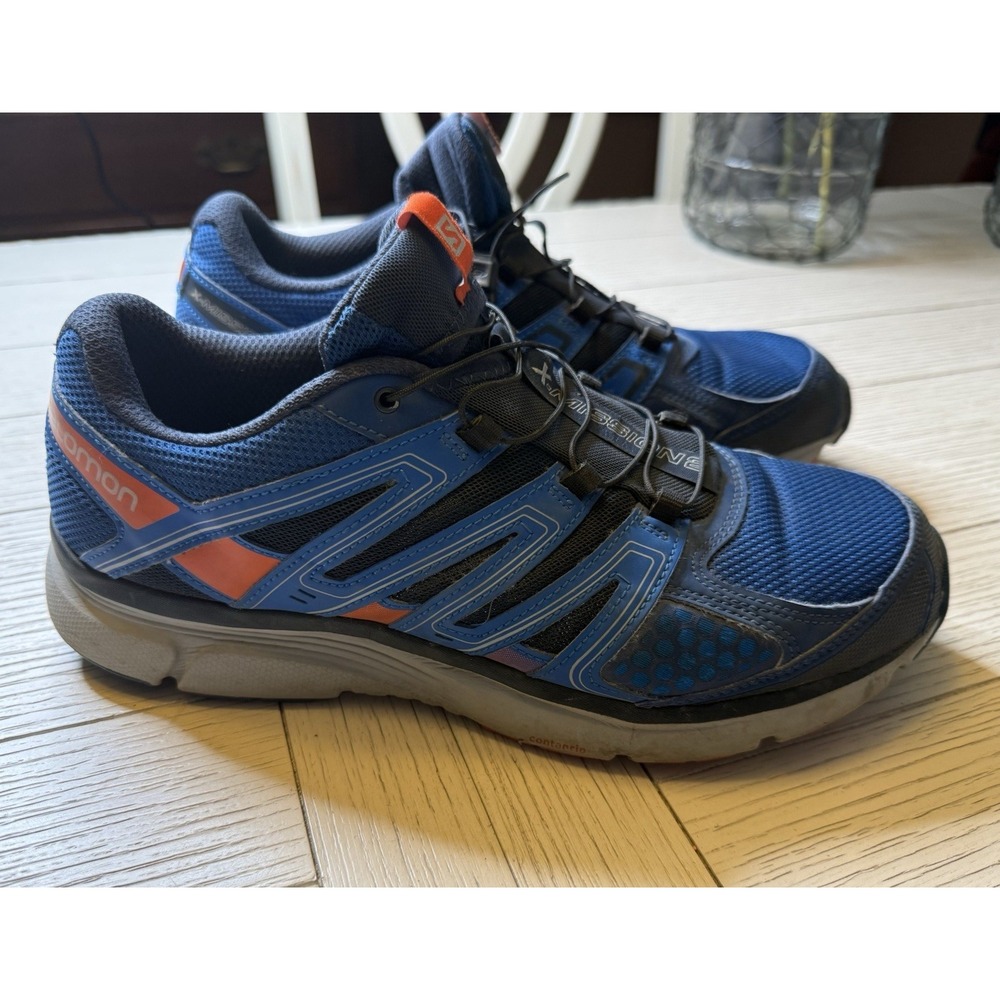 Salomon X Mission 2 Trail Running Men's Shoes Sz 11 Blue Orange Activewear
